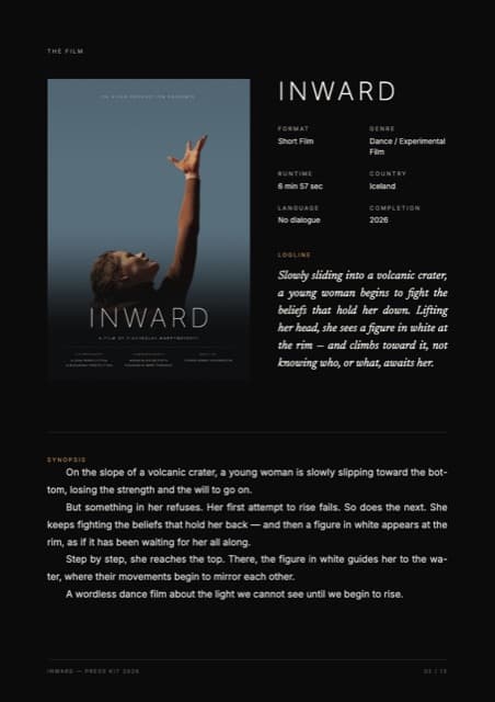 Press kit page 2: The Film